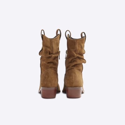 Ankle Boots Slouch Boots Beige Oasis Society Shoes Mavis Western