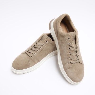 River island hot sale beige trainers