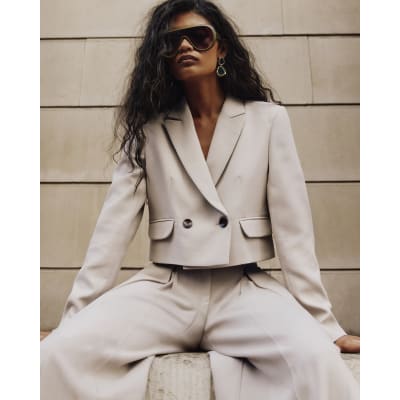 Tailored Cropped Blazer