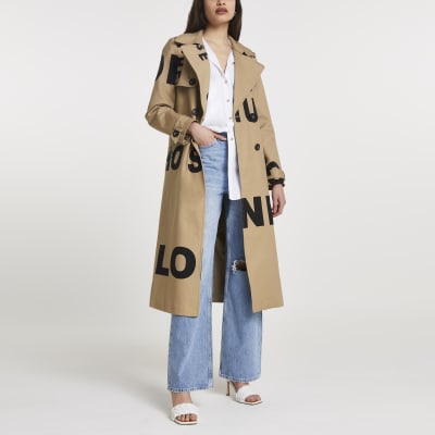 This River Island trench coat looks identical to Burberry (but its