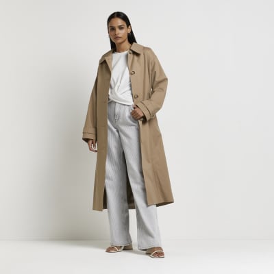 Beige trench coat | River Island