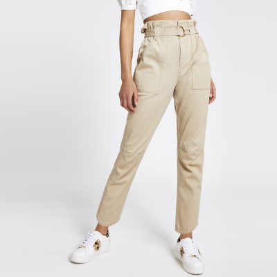 river island high waisted trousers