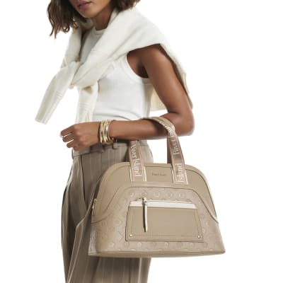 Webbing Handle Kettle Tote Bag
