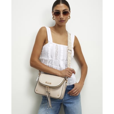 Zip Flap Over Crossbody Bag