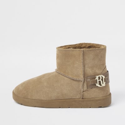 river island fur lined boots