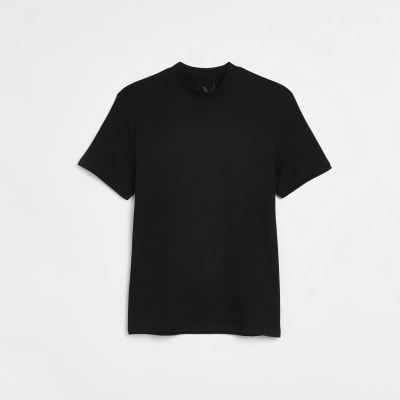 Big & tall black slim fit t-shirt