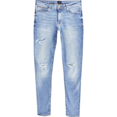 river island ripped jeans mens