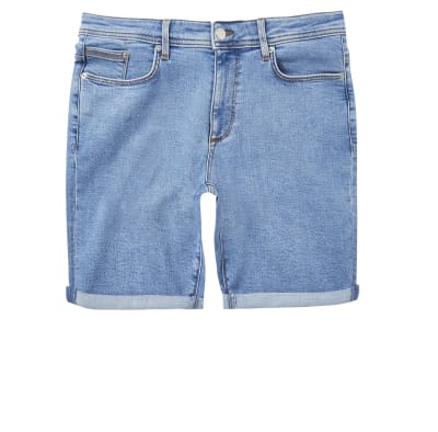 river island skinny stretch shorts