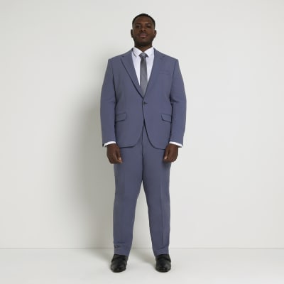 Big & Tall Blue Skinny fit suit jacket