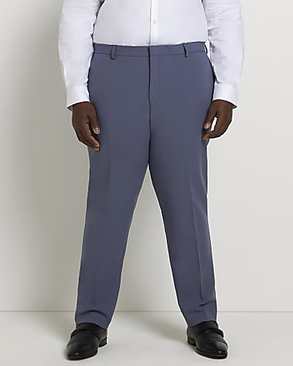 Big & Tall Blue Skinny fit suit trousers