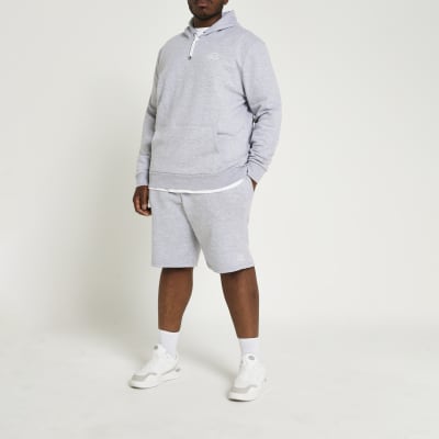 Big & Tall grey RI slim fit shorts