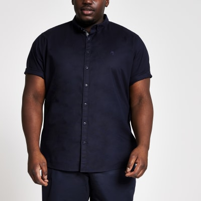 short sleeve button up big and tall