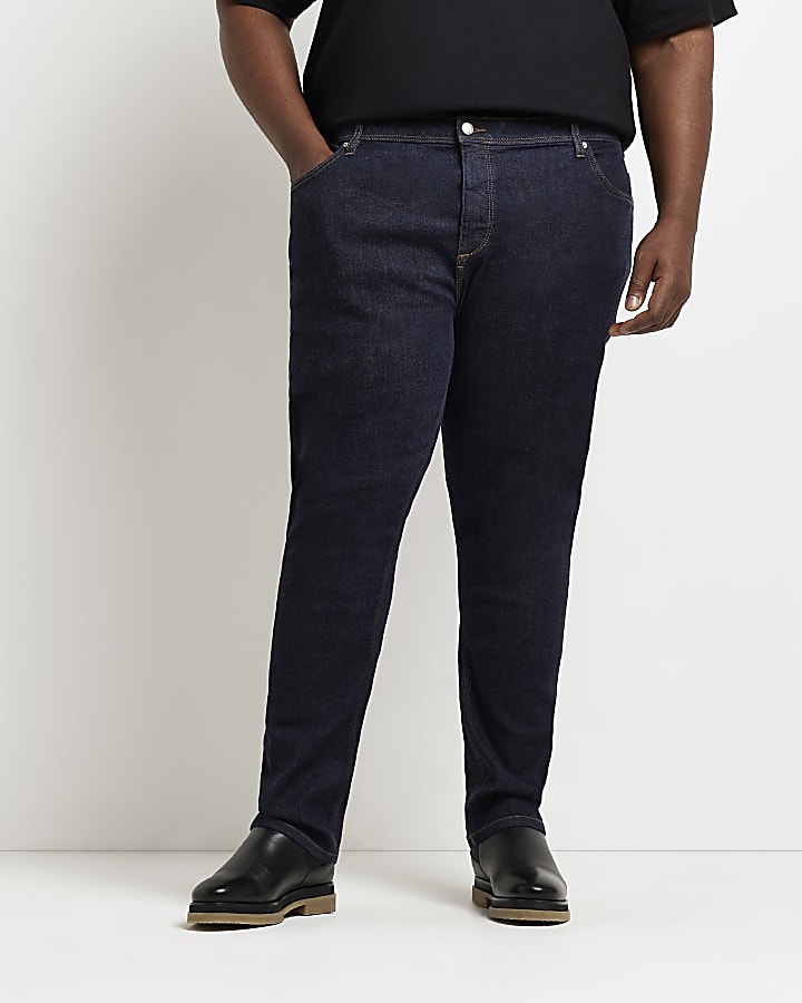 Big & Tall navy slim fit jeans
