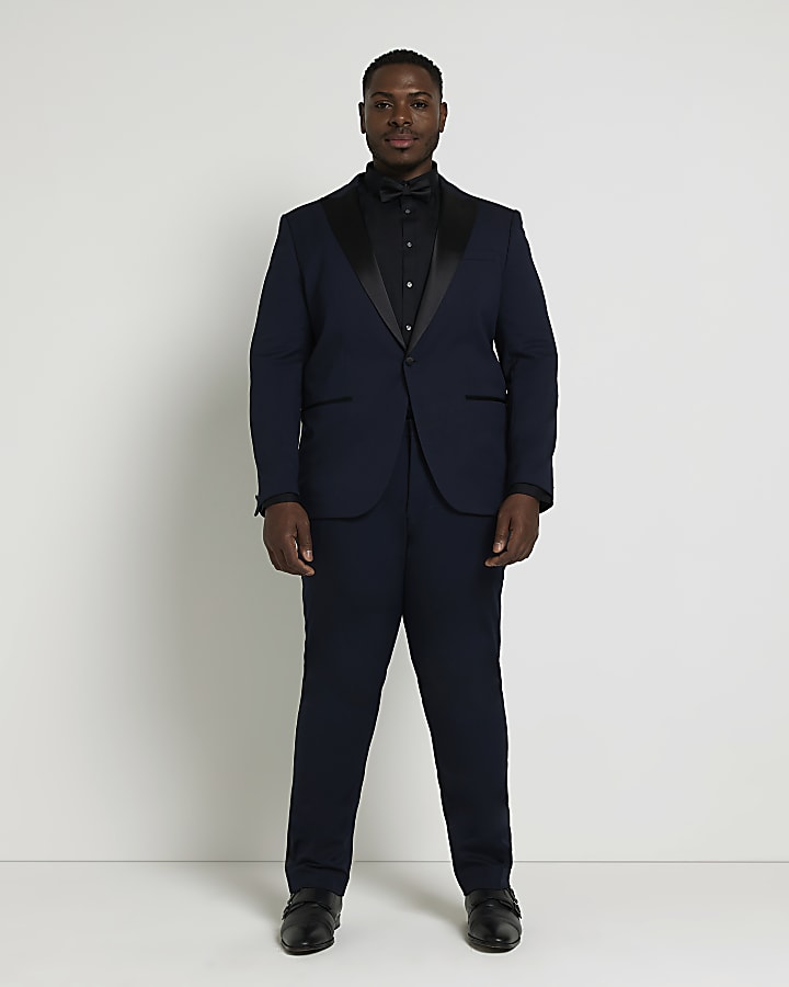 ​Big & Tall Navy Slim fit Tuxedo suit trouser