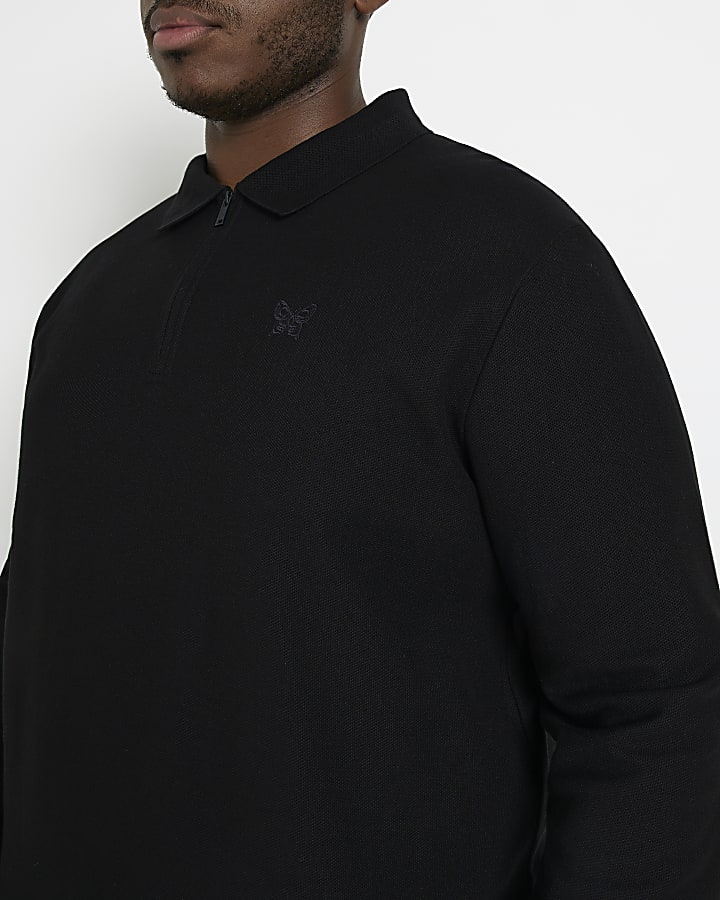 Big & Tall Slim fit Honeycomb Polo shirt