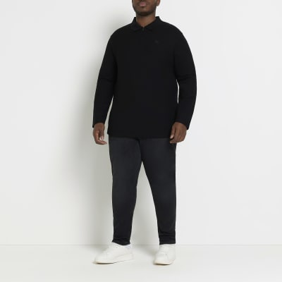 Big & Tall Slim fit Polo shirt River Island