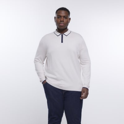 Big & tall long sleeve hot sale polo shirts