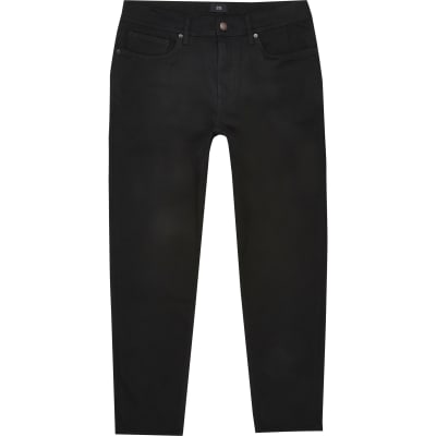 river island mens black jeans
