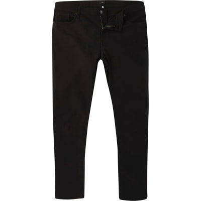 big and tall black skinny jeans