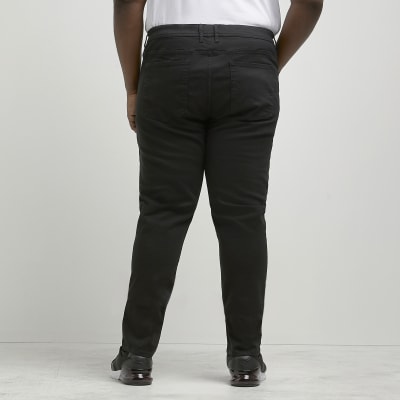 River Island Mens Big \u0026 Tall Black Skinny Fit Jeans (40L)