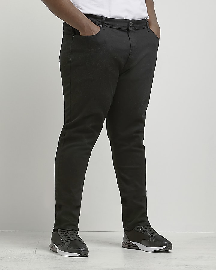 Big & Tall black skinny fit jeans