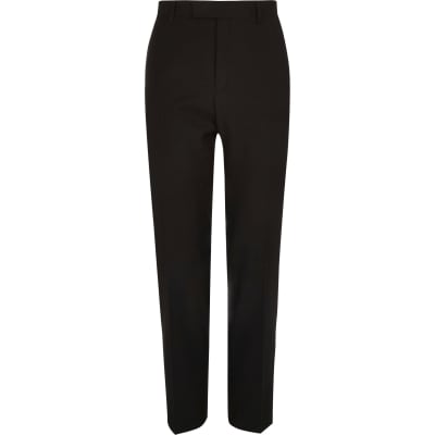 black skinny school trousers womens