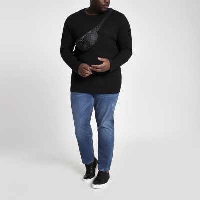 big and tall slim fit stretch jeans