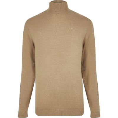 big roll neck jumper