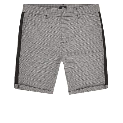 river island check shorts