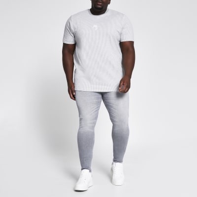tall grey skinny jeans