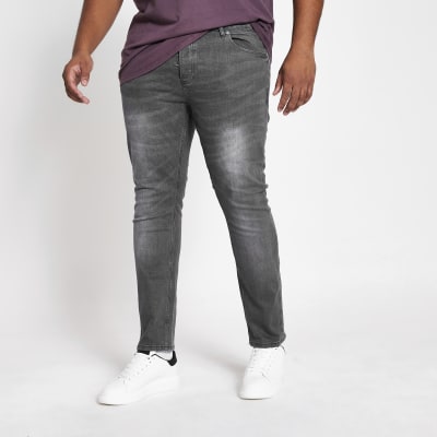 river island grey jeans mens