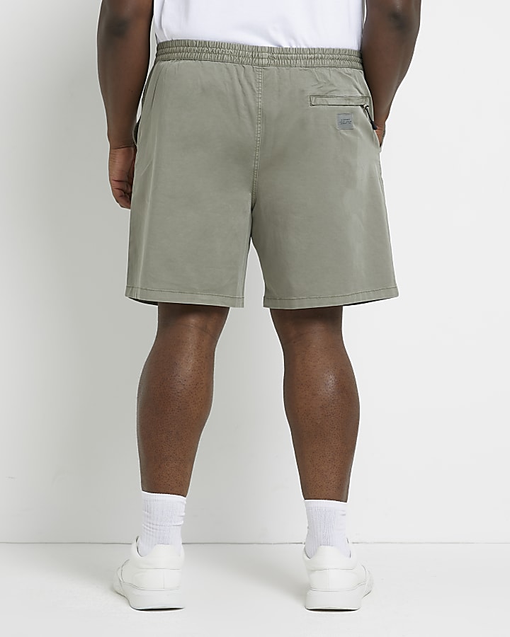 Big & Tall khaki chino shorts