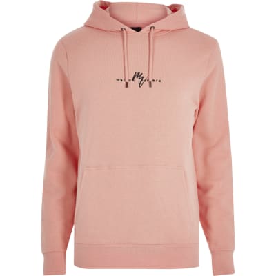 coral hoodie