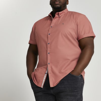 short sleeve button up big and tall