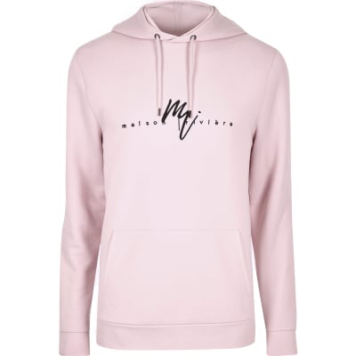 pink hoodie river island