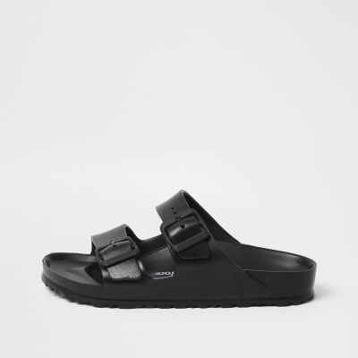 birkenstock arizona eva sandals in black
