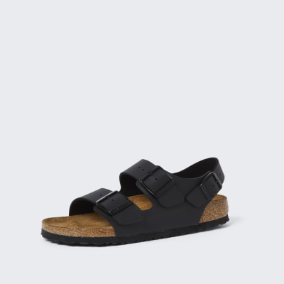 Birkenstock black triple strap sandals