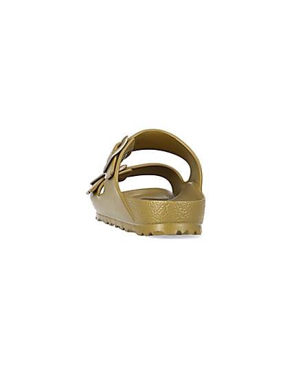 360 degree animation of product Birkenstock gold Eva Arizona sandals frame-8