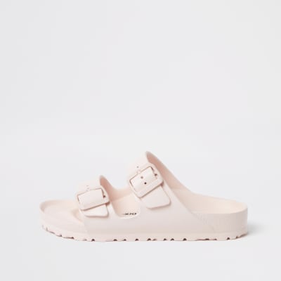 pastel pink birkenstocks