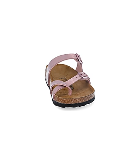 360 degree animation of product Birkenstock pink Mayari sandals frame-20
