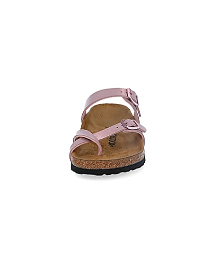 360 degree animation of product Birkenstock pink Mayari sandals frame-21