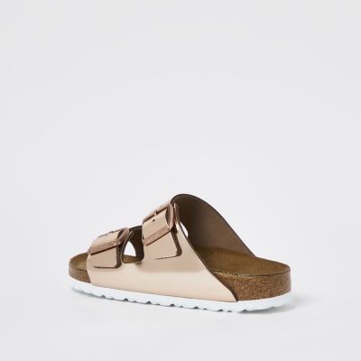 Birkenstock rose gold Arizona sandal