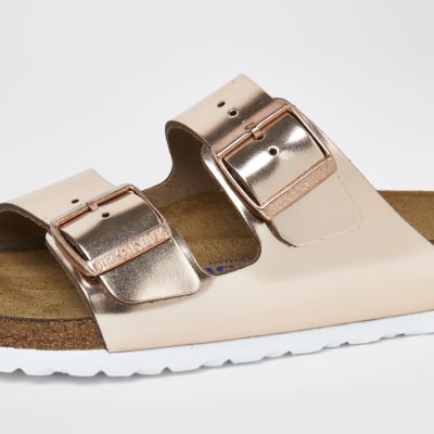 Birkenstock rose gold Arizona sandal