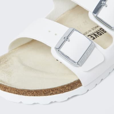 Birkenstock white triple strap sandals