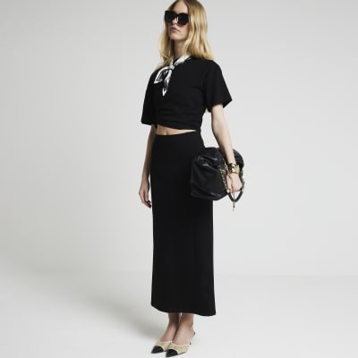 River island black skirt new arrivals