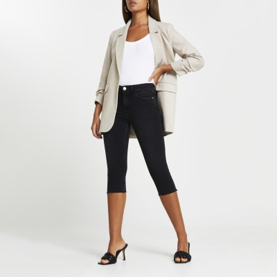 half denim jacket outfit