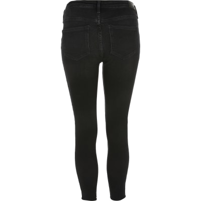 Black Amelie underbump maternity jeans