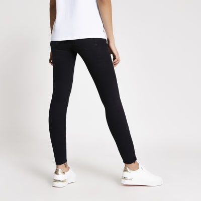 Black Amelie underbump maternity jeans