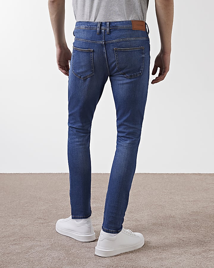 Black and blue multipack of 2 skinny jeans