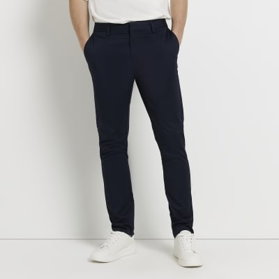 navy skinny chinos